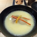 酒亭湯澤 - お椀 白湯スープ 白味噌仕立て