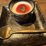 パスタ処 十兵衛 - パンナコッタ(苺ジュレのせ)