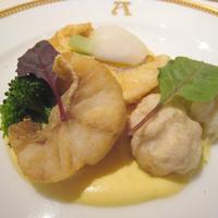 アピシウス - 白子と鮮魚のパナッシェ・フリット　ライム風味のオランデーズソース