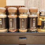 つけ麺専門店 三田製麺所 - テーブルアイテム。