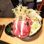 月島もんじゃ こぼれや 本店 - 鴨ねぎ ～高級ブランド『ダックキング』の鴨肉と九条ねぎの醤油味～