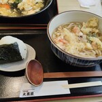 大黒屋 - かきあげ+おにぎり