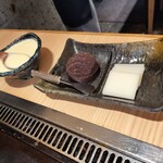 月島もんじゃ こぼれや - 下町あんこ餅巻き