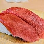 回し寿司 活 活美登利 - 上赤身はねっとり美味旨