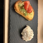 とろけるハンバーグ福よし 浅草蔵前店 - 前菜２種盛り