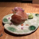 永来権 - 胸肉の昆布締め（永来権）2025.6