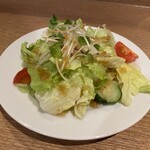 鉄板焼 九九 - ランチサラダ