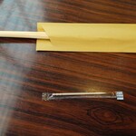 そば処 石ヶ谷 - 袋入りつまようじ。衛生的で二重丸◎