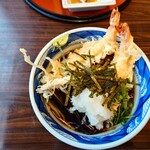 そば処 石ヶ谷 - 天おろし(1,300yen) ザ・昭和を感じるどんぶりでの提供でした。