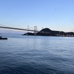 リストランテ フェリーチェ - 関門橋（店のベランダから撮影）