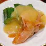 鮨 うら紀 - 赤貝のヒモのぬた和え