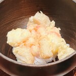鮨 うら紀 - 車海老と小柱の小丼②