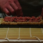 鮨 うら紀 - トロ細巻き①