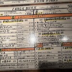 ハンバーグウィル - 右の煮込系と洋食メニューは渋谷店限定