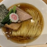 つけめん 蕾 - 綺麗に整えられた麺線。
