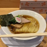 つけめん 蕾 - 煮干し中華そば、980円。