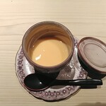焼鳥 篠原 - 茶わん蒸し　卵黄の美味しさが強かったですね。