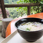 あじさい茶屋 - 山菜うどん