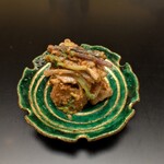 徳ㇵ本也 - 胡麻酢和え∼海老芋と菊芋と浜防風