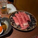 板前焼肉 一笑 - サーロイン焼すき