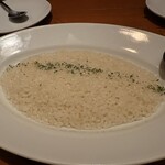 osteria SANZOKU URIVO - リゾット(ちょっとしょっぱい)