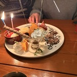 osteria SANZOKU URIVO - バースデープレート