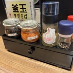 刻屋 - 卓上調味料