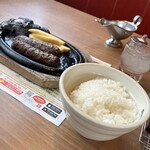 ブロンコビリー - 料理写真:がんこハンバーグ