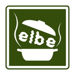 h Elbe - お店のロゴマークの看板