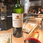 炭割烹 新谷 - フランス ぺサック・レオニャン産赤ワイン 品種はカベルネ・ソーヴィニヨン、カベルネ・フラン、メルロー、プティ・ヴェルド ◎