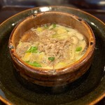 割烹 新多久 - ツキノワグマ鍋