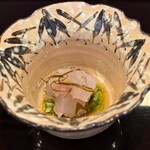 割烹 新多久 - 平目