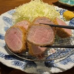 ぶた いながき - ヒレかつ断面