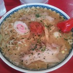 赤湯ラーメン 龍上海 - 赤湯からみそラーメン￥780（H27.1.4撮影）