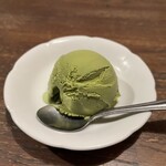 小滝野 - デザート(抹茶アイス)