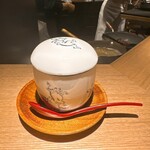 炭割烹 新谷 - お出汁多めの自家製茶碗蒸し