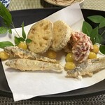 かたつむり - 天ぷら盛り合わせ（2月上旬）