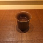 鮨　いの - 今治産　鯛の出汁　食前に胃が温まります。