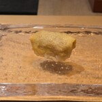 鮨　いの - 松山揚　松山揚の新たな一面を見ました。美味しいです。