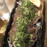 肉×さかな×日本酒 照 - 牛タンネギ塩焼き