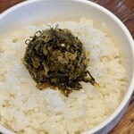 中華そば 馥 - 高菜ごはん