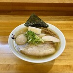 麺屋 しん蔵 - 百姓の塩そば 950円
                                味付玉子 150円