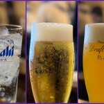 ヤミイチ - ■飲み放題1h ￥1.078。ちょっといいハイボール 、アサヒ熟撰 生ビール、マンゴービア