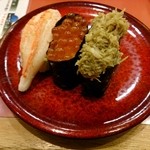 鮨処 なごやか亭 屯田店 - 地物3種