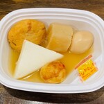 かんすけ - おでんデリバリー用(がんもどき・大根・卵・はんぺん・たこ焼き)