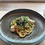 Trattoria esse - 白子のオイルパスタ　