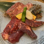 焼肉トラジ 名古屋セントラルタワーズ店 - トラジ御膳 Sサイズのお肉