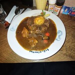 まめ蔵 - 1/26訪問時『スペシャルポークカレー』到着時