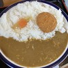 ぐらんまま - 260206金　福岡　ぐらんまま　エッグカレーライス（生卵）、メンチカツ