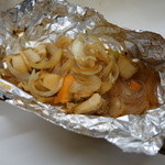 立飲みコーナー大つか - 2015.01 帆立のバター焼き(200円)